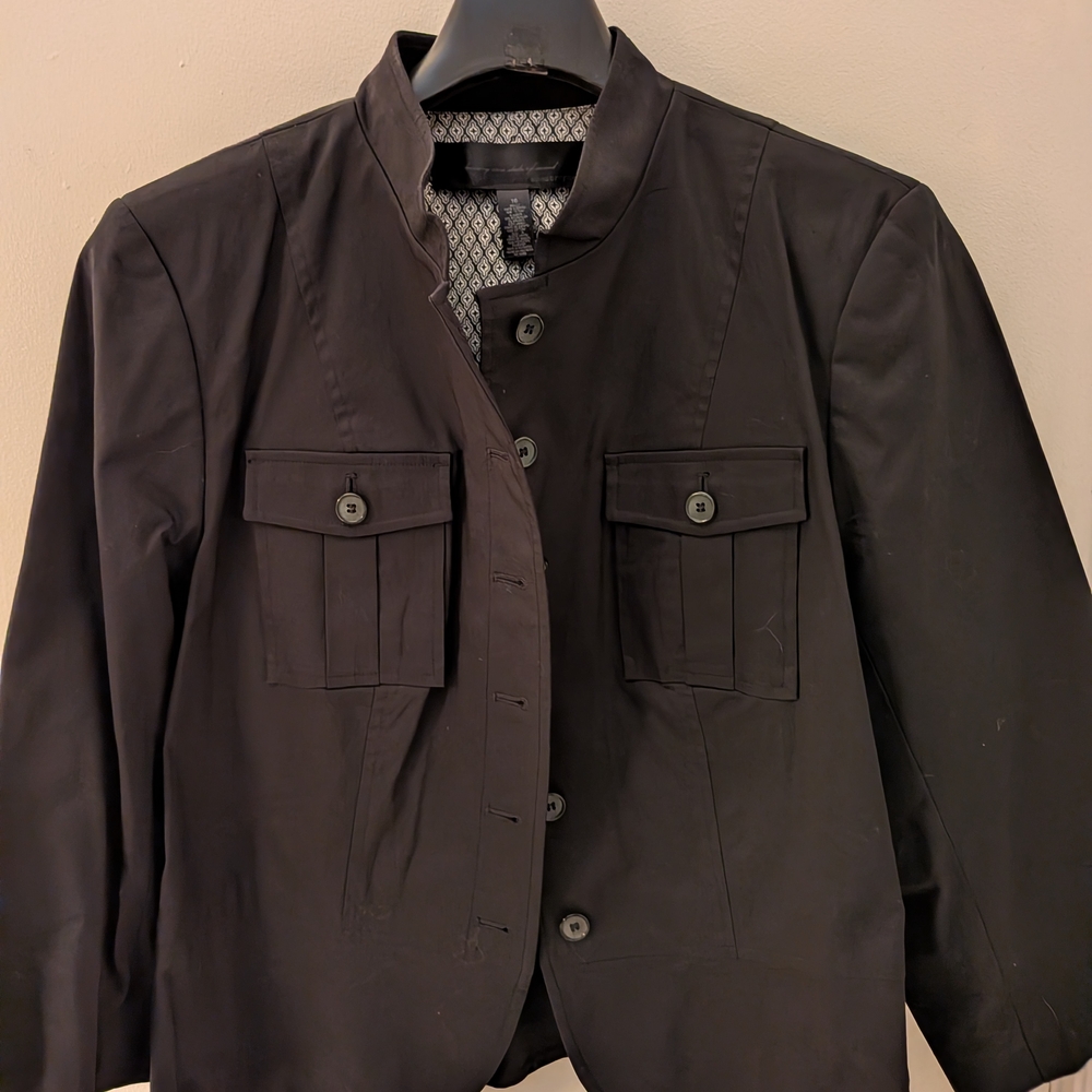 Apostrophe Women's BLK Utility Jacket | 16